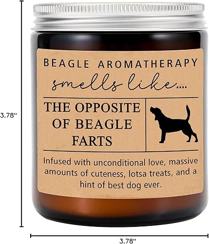 Miniatura 5 de Beagle Gifts - Beagle Mom - Vela Beagle - Divertido regalo de Beagle - Regalo para los amantes del Beagle - Regalo único para los amantes del Beagle