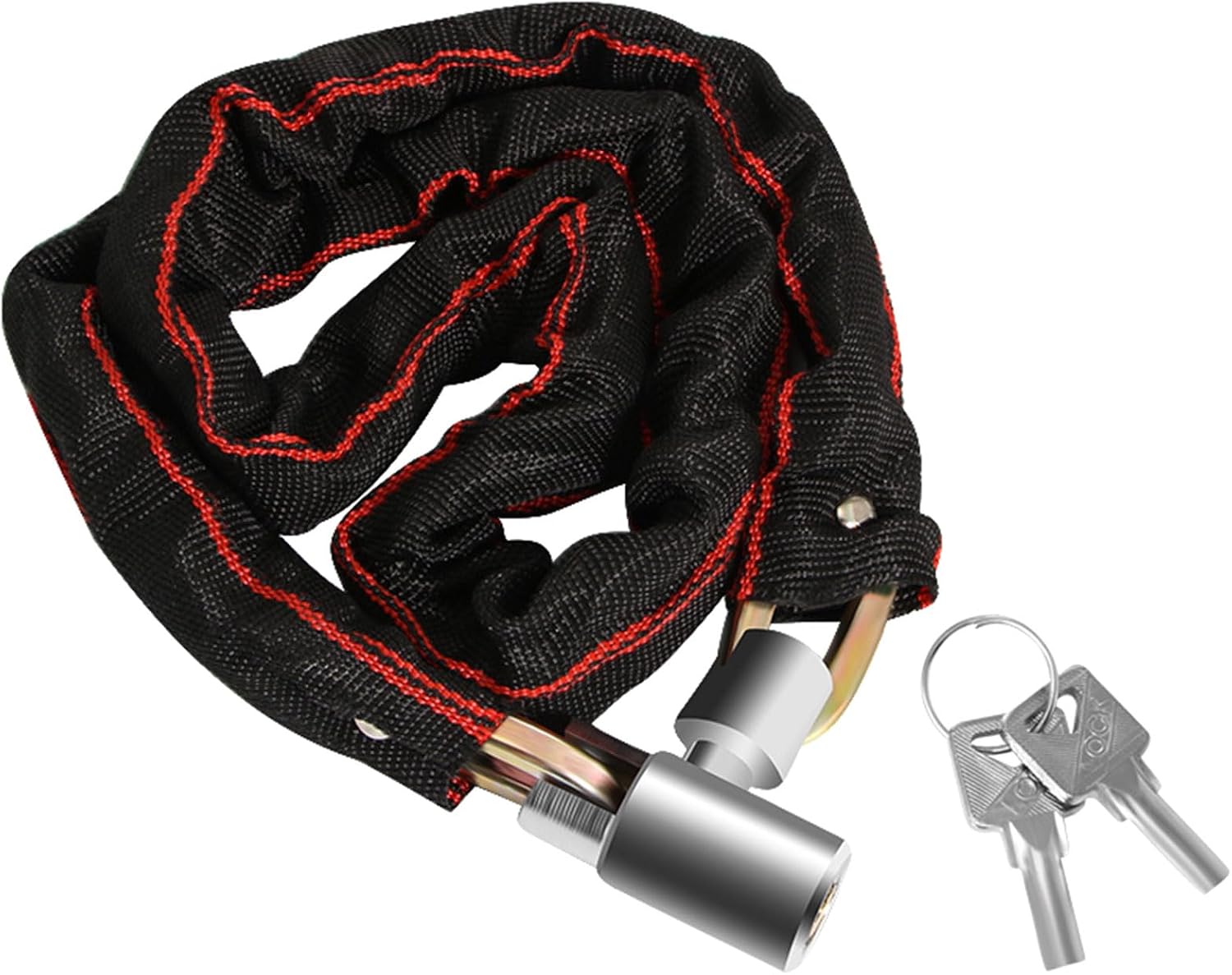 Bicycles Locks High Security Bike Chain with 2, Bicycles Heavy Duty Cycling Locks for Cycle, Motorcycle Mountain Bike Chain