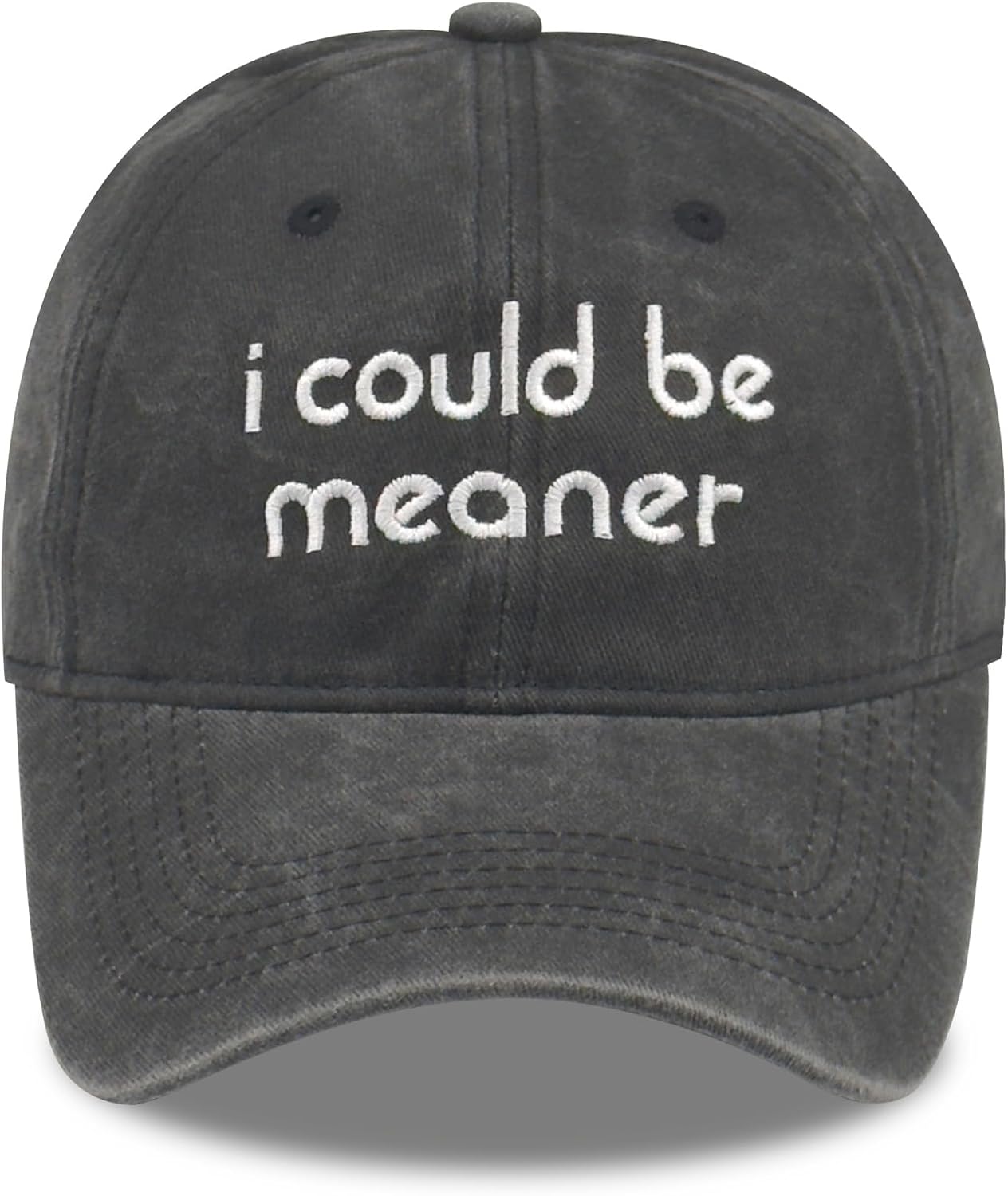 Funny Vintage Baseball Cap, Adjustable Cotton Embroidered Hat for Men Women, Retro Humor Gift Trucker Caps
