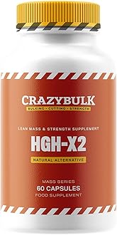 HGH-X2 (HGH) Natural Alternative for Lean Mass & Strength Supplement, FIRST TIME IN INDIA (60 Capsules)