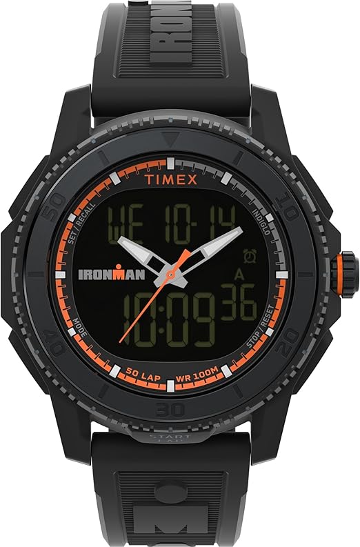 Timex Men's Ironman Triathlon Adrenaline Ana-digi 46mm Watch