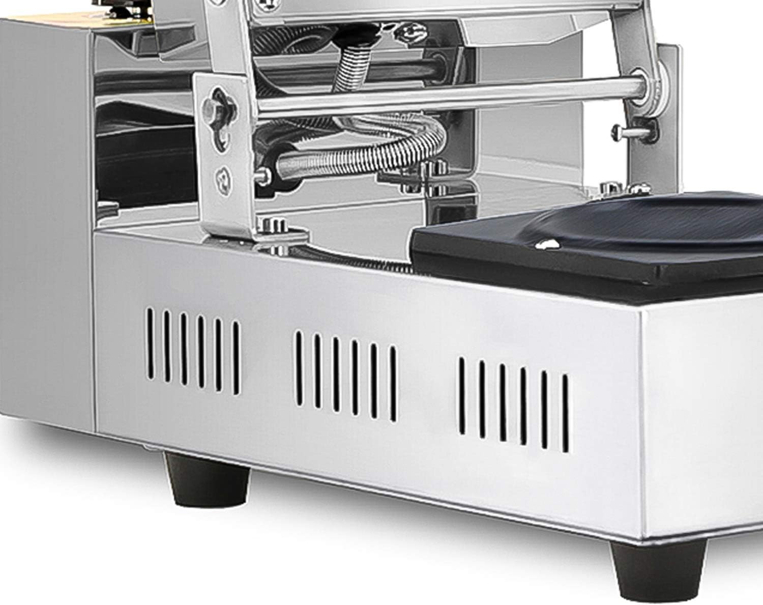 ALDKitchen Gelato Panini Commercial | Gelato Panini Press | 4-inch Electric Ice Cream Sandwich Maker | 110V (Single)