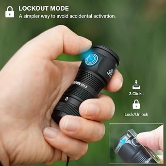 sofirn SC13 EDC Flashlight Rechargeable, 1300 Lumens, Pocket Size, IPX8