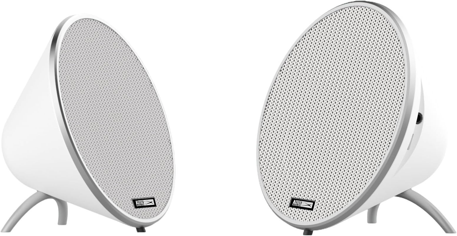 Double geemel Portable Bluetooth Speaker White