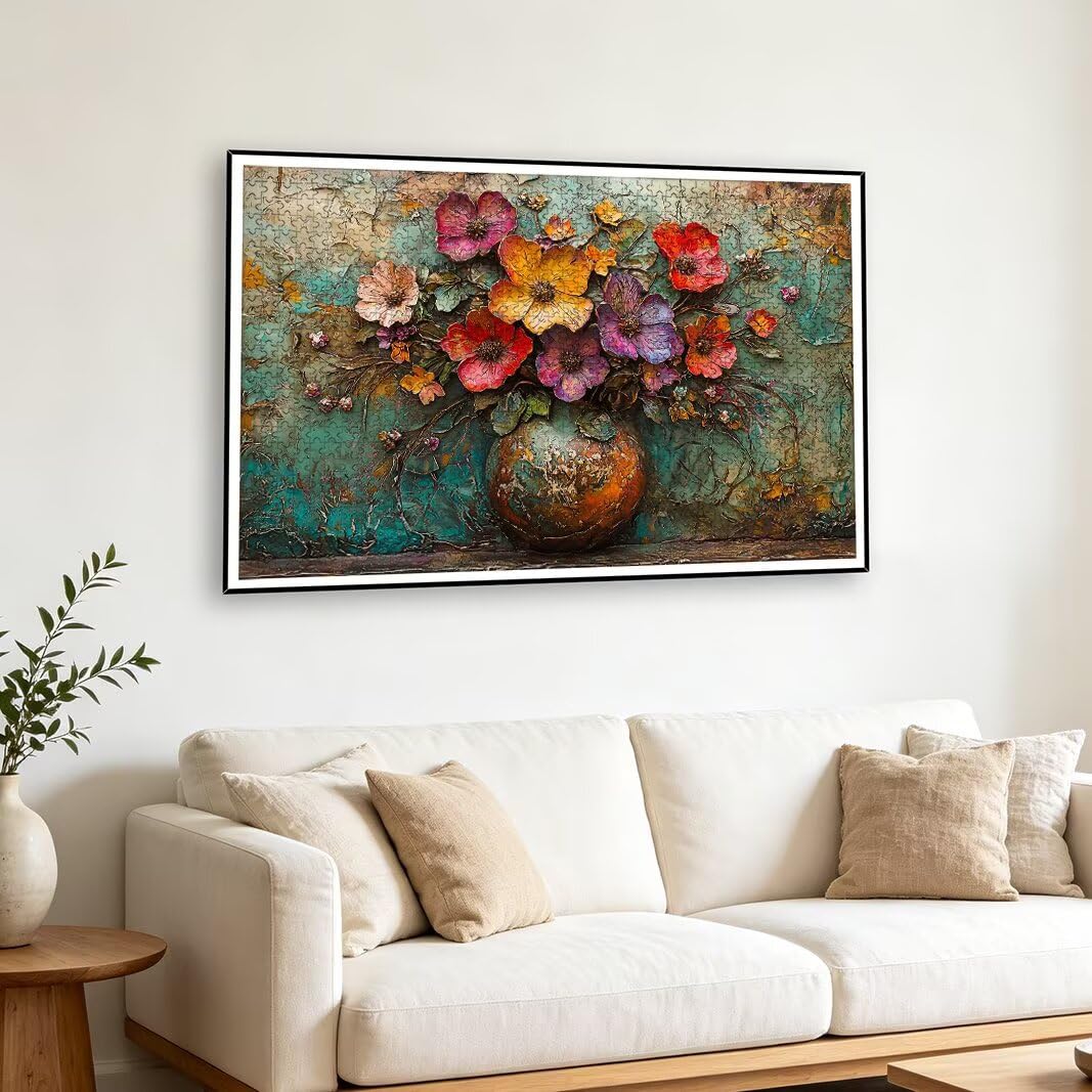 Puzzle Flor, Puzzle 1500 Piezas para Adultos, Regalo Mujer/Hombre -2601