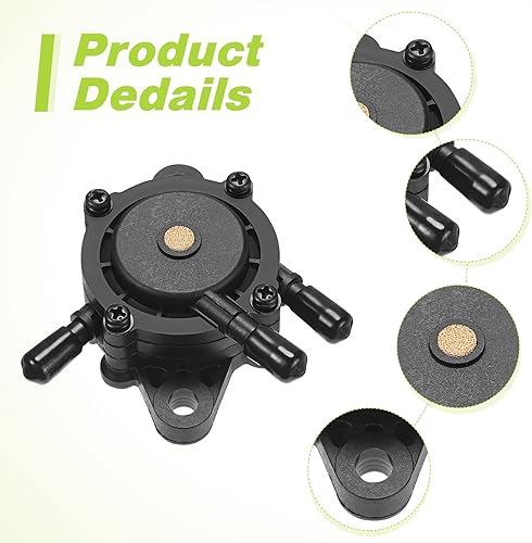Miniatura 4 de CHENGU Bomba de combustible para cortacésped compatible con 491922 691034 692313 808492 808656 808281 bomba de combustible para jardín al aire libre