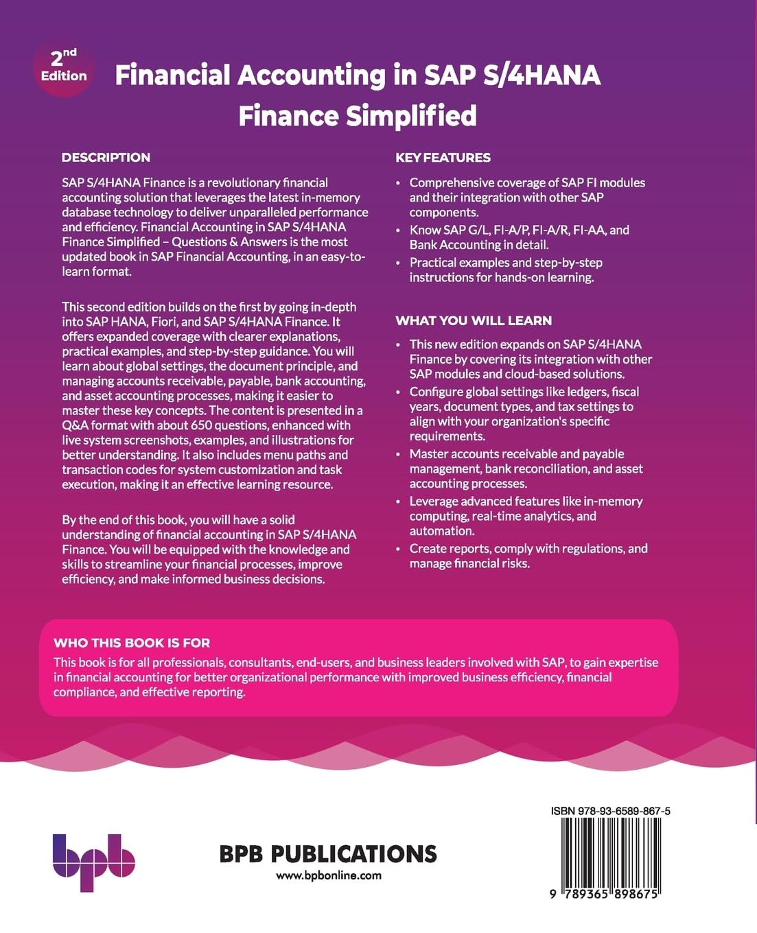 Financial Accounting in SAP S/4HANA Finance Simplified: Questions & Answers - 2nd Edition