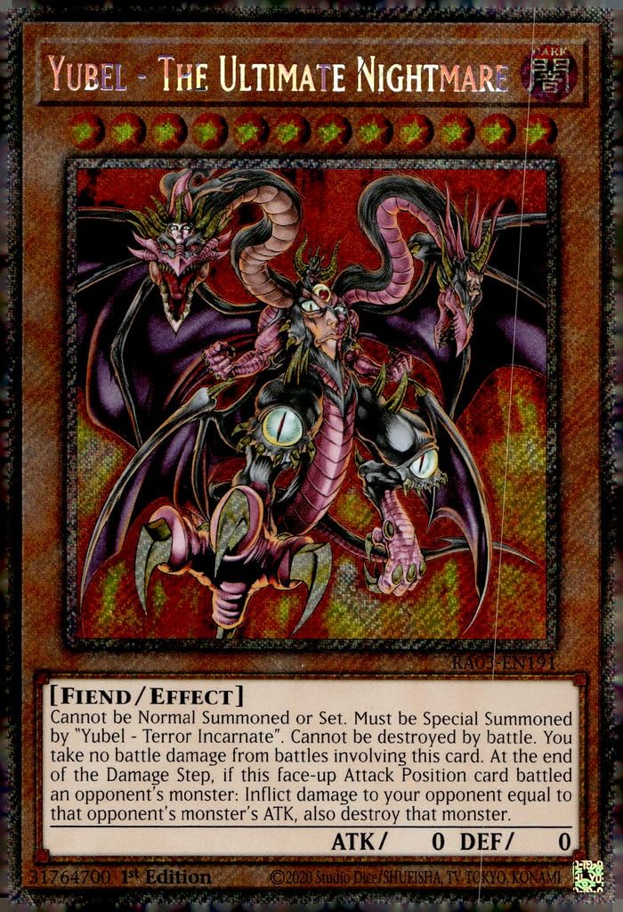 【ARS10】ユベル-Das Extremer Traurig Drachen Yubel-Das Extremer Traurig Drachen Ultra Rare 1枚 (Used