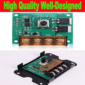 HAASHADA DC 5V-24V LED Dimmer Switch, 12V 30A PWM Dimming