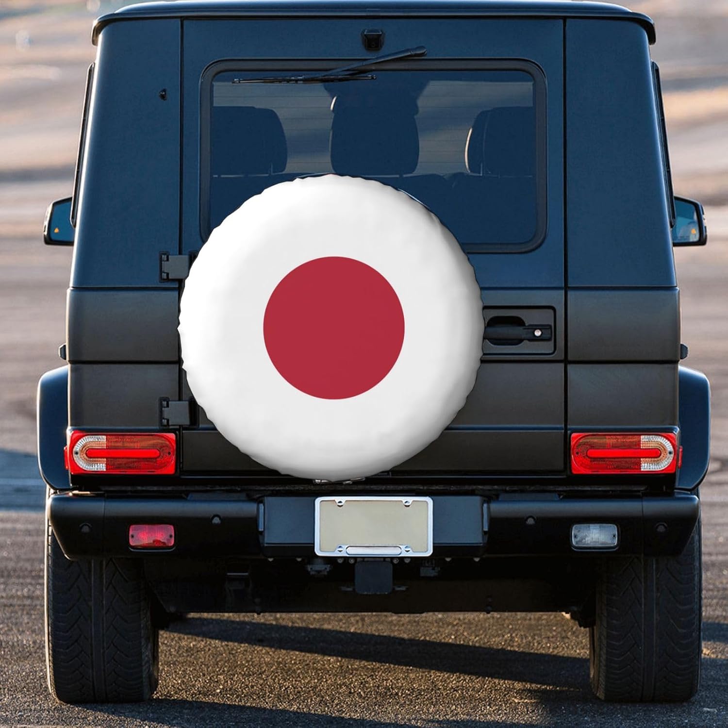 Japanese Flag Print Tire Cover Universal Spare Wheel for Trailer Rv SUV Truck Camper Travel Accessories