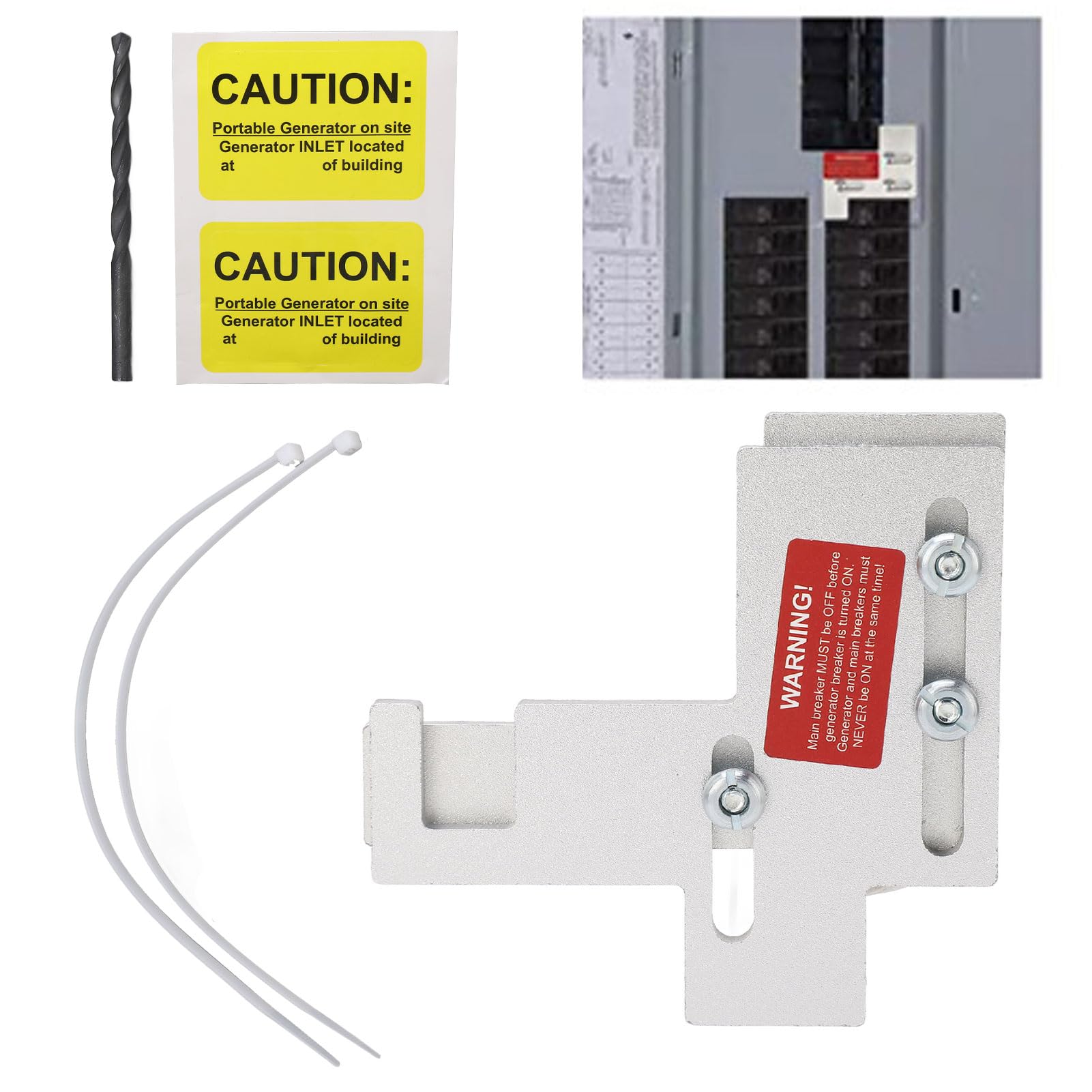 Generator Interlock Kit Compatible With Siemens 200 Amp Panel Or Murray 200 Amp Panel P467093601