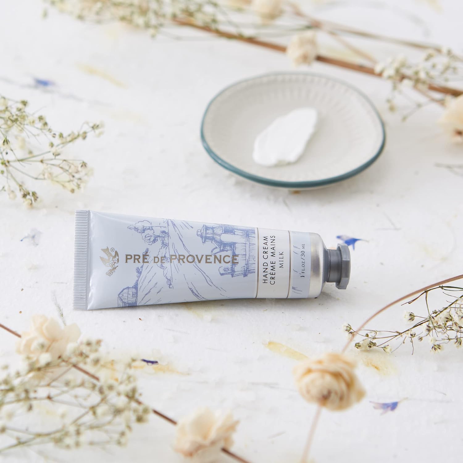 Pre de Provence Collection Shea Butter Enriched Rich & Nourishing Hand Cream, 30 ML, Milk