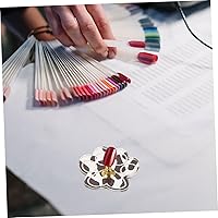 Vista 9 de FRCOLOR 2pcs Manicure Practice Nail Tray Fake Nail Holder Nail Holder for Painting Nails Fingernail Display Stands Nail Art Display Stand Nail Decor