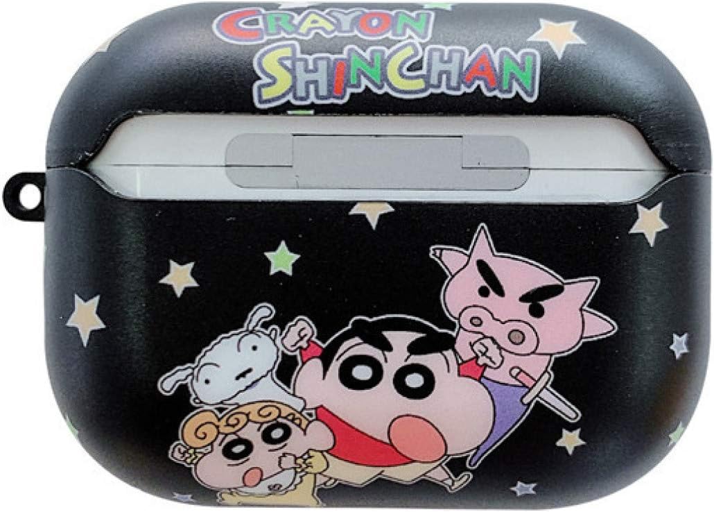 Airpods Pro ケース クレヨンしんちゃん シロ ひまわり かわいい シリコン 保護ケース 保護カバー 耐衝撃 傷防止 落下防止 Proカバー エアーポッズプロカバー Pro適用
