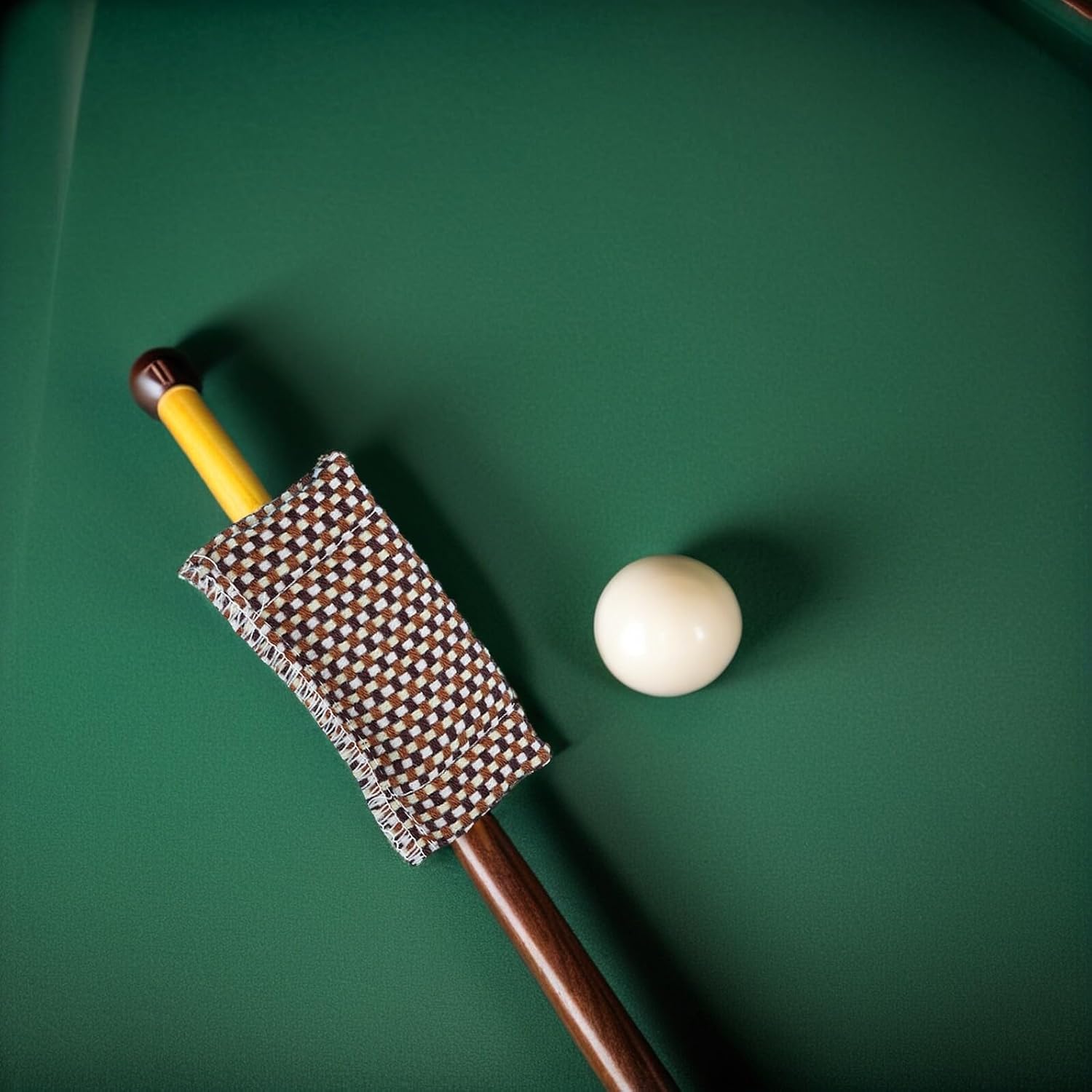 Toddmomy Billiard Cue Cleaning Cloth Set Durable Pool Cue Shaft Cleaner and Burnisher Towel for Snooker and Billiards Maintenance