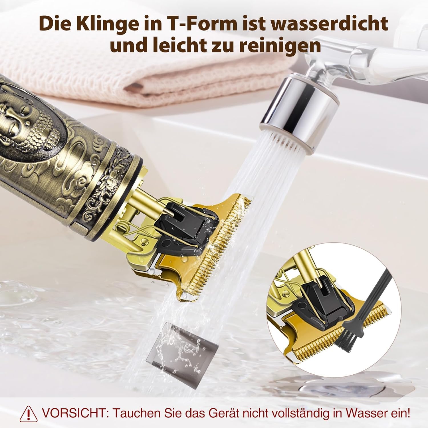 Haarschneidemaschine, Trimmer Barttrimmer Herren LED Anzeige Haartrimmer Herren Konturen Haartrimmer Konturen Haarschneidemaschine Profi Bartschneider Rasierer Haarschneider Hair Clipper