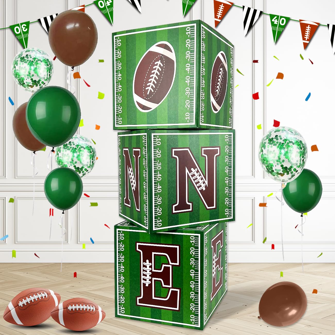 First Birthday Party Decorations Boxes For Boys Girls, One...
