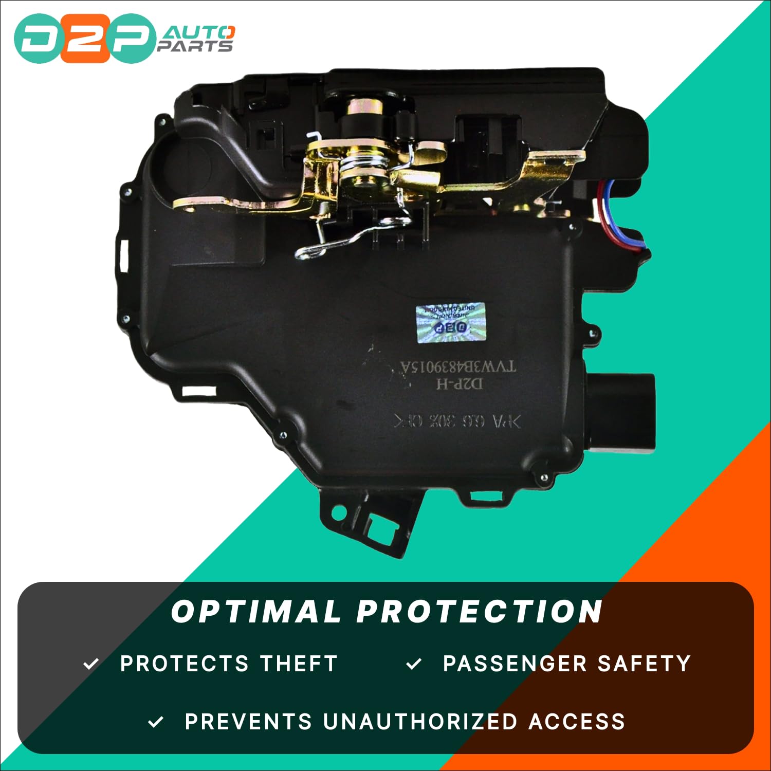 Front Right Door Lock Actuator For SEAT Leon Toledo MK2 & SKODA Octavia - D2P Replacement Mechanism