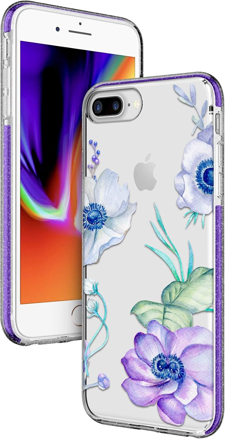 ZIZO Divine Series for iPhone 8 Plus/iPhone 7 Plus Case - Thin Protective Cover - Lilac
