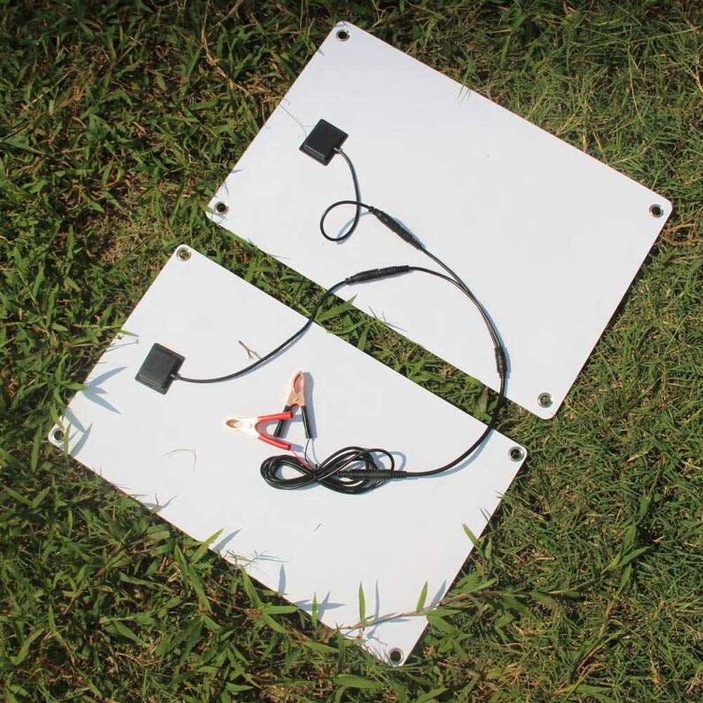 Caricatore da pannello solare da 20 W monocristallino USB doppia uscita CC portatile di alta qualità per batteria da 12 V da campeggio all'aperto