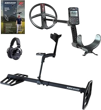 XP Metal Detectors XTR-115E with Deus II RC 11 Metal Detector & WSAII-XL Wireless Headphones Bundle - deep Seeking Metal Detector with FMF Coils, Deus II Remote Control and S-Telescopic stem