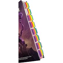 Book Tabs for The Dungeons & Dragons 2014 Dungeon Masters Guide. Laminated, Durable, Color-Coded Repositionable Tabs Book not Inlcluded