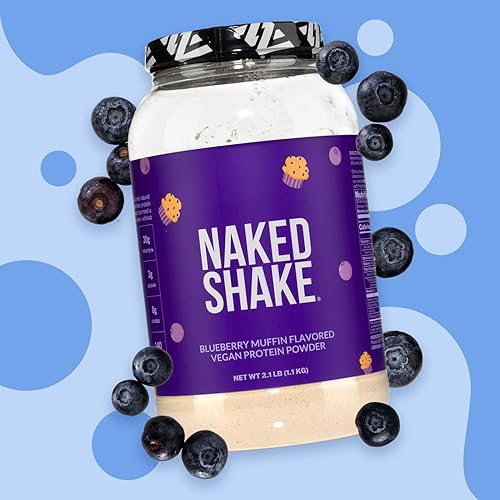 Miniatura 7 de Naked Shake - Proteína en polvo de tarta de manzana, proteína a base de plantas saborizadas de granjas estadounidenses y canadienses con aceite MCT,