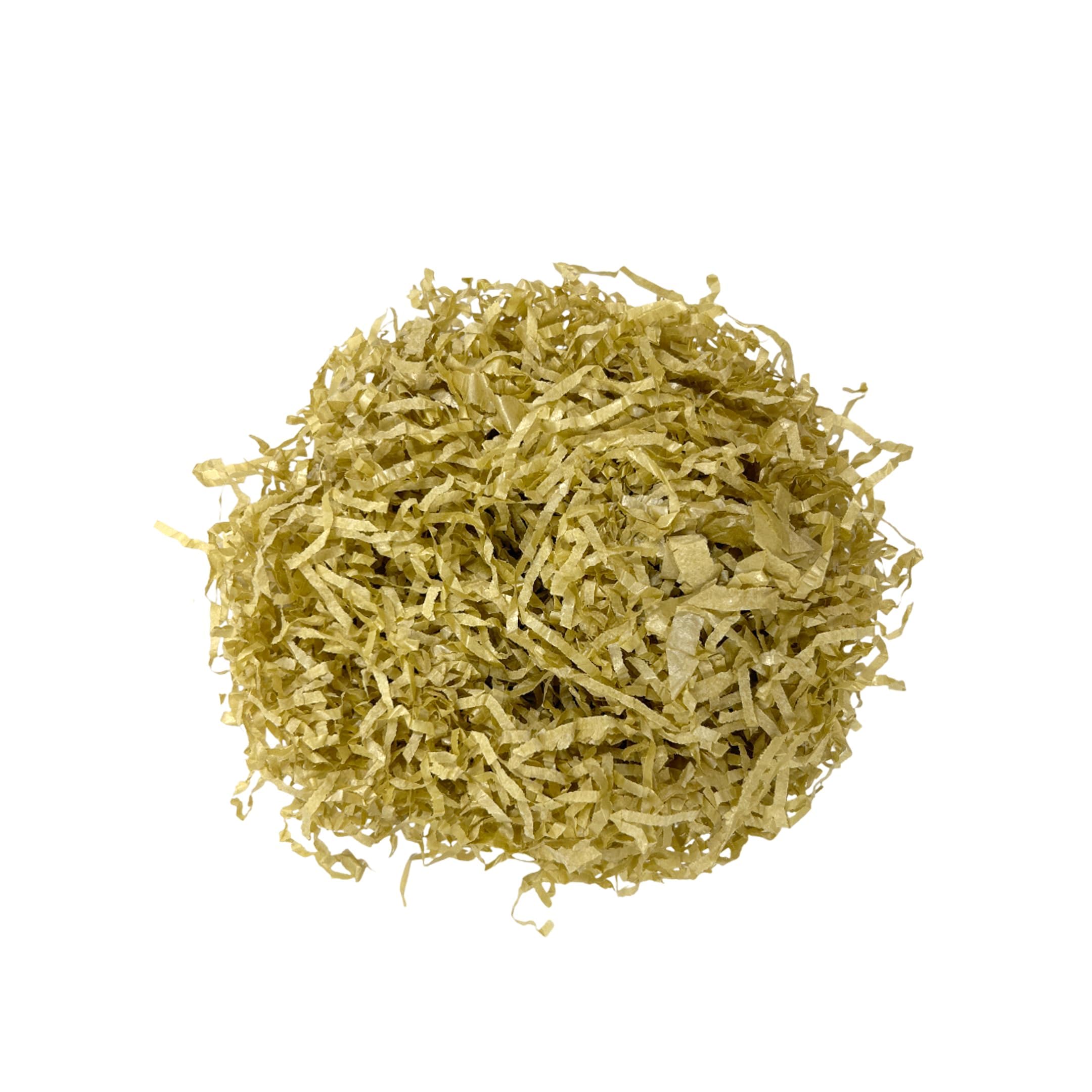 1kg Gold Shredded Tissue Paper for Hampers, Soft to the Touch, Ideal Hamper Filling, Christmas, Baby Shower and Gift Packaging Filler