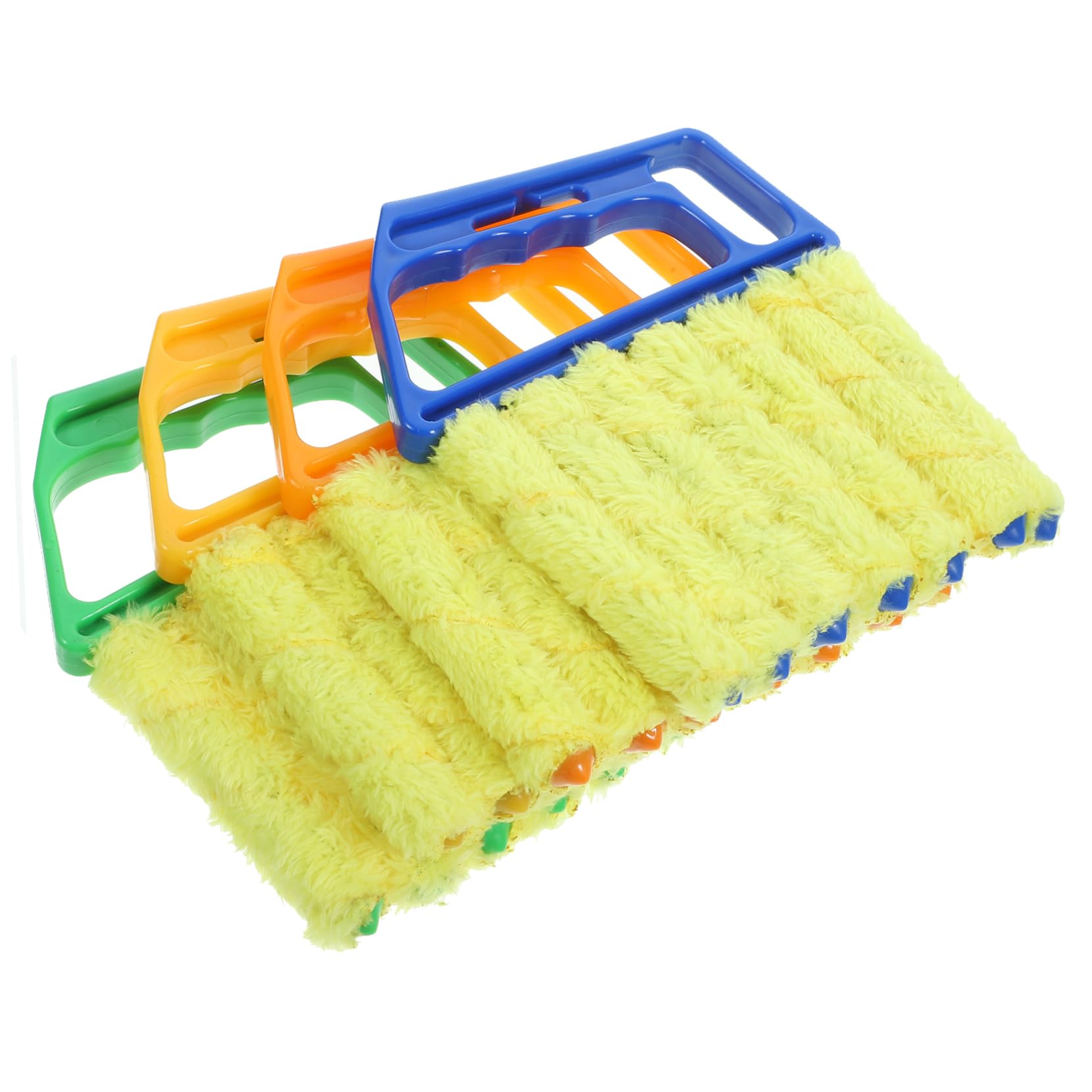 BESTYASH 16piezas Limpiador De Compacto De Herramienta Multifuncional para Ventanas y Rejillas De Ventilación Cepillo De Limpieza Práctico y Lavable Colores Vibrantes