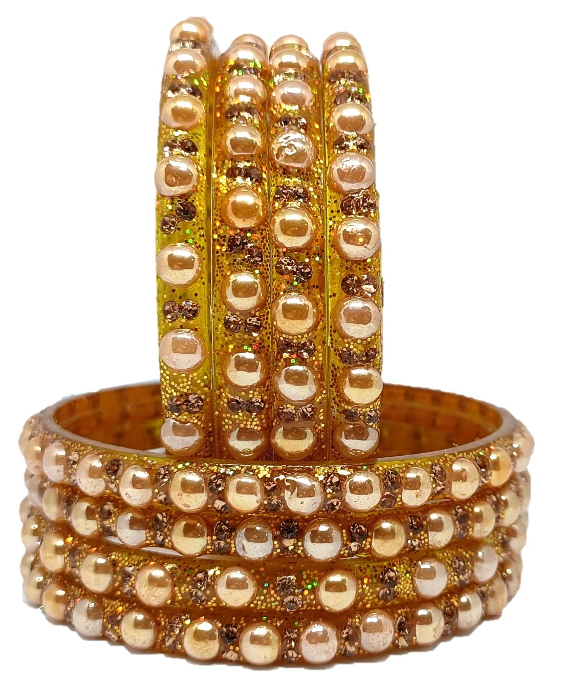 T4 Jewels (2.10 & 2.12 Size Gold Plated Designer Beautiful Glass Bangles Set For Women & Girls - (Set Of 8)_Moti Kade_2.12 (B09RQS4CWZ) Amazon Price History, Amazon Price Tracker