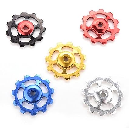 Loom Tree 2Pcs Mountain Bike Cycling 11T Jockey Wheel Rear Derailleur Pulley Black | Cycling | Bicycle Components Parts | Derailleurs (Rear) |