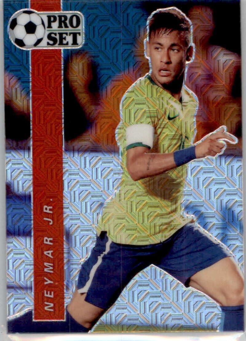 2021 Leaf Pro Set Metal Red #S4 Neymar Jr PR 35 Brazil Soccer Card in Raw (NM or Better) Condition