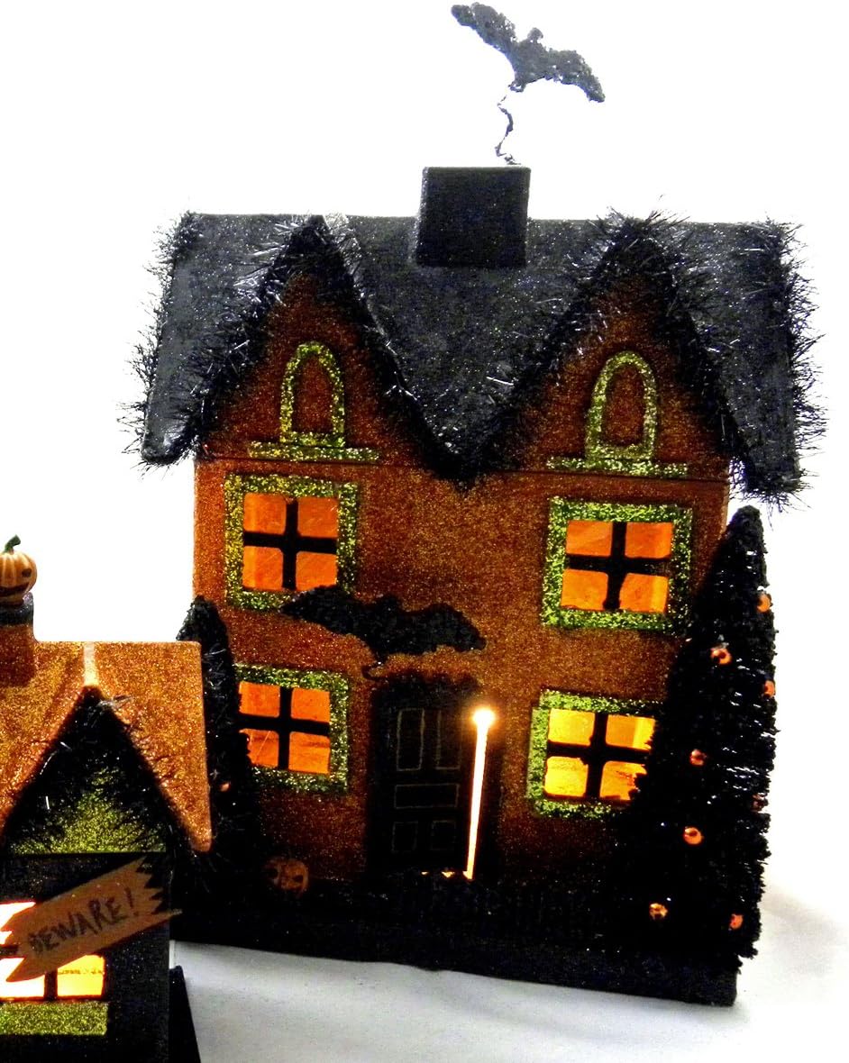 Lighted Halloween Decoration Lighted Halloween Haunted House with