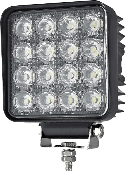 Ryme Automotive LED Work Light 48W Class 5-2500 Lumens · Spotlight Truck, Car 4x4, Tractor · 9-32 V · IP67 - 1