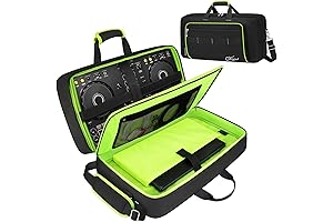 21.5" Compact DJ Controller Case fits for Pioneer DDJ-SB3, DDJ-FLX4, DJ 400,...