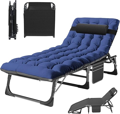 MOPHOTO Cama plegable con colchón, marco de cama plegable portátil para adultos para invitados, cuna plegable para interiores y exteriores, viajes,