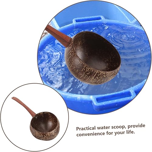 Miniatura 7 de Cuchara de agua Cuchara de baño Dipper Sauna Cuchara Ceremonia de té Cucharón Cucharón de agua Cuchara Cuchara Enjuague Champú Enjuague Escaleras de
