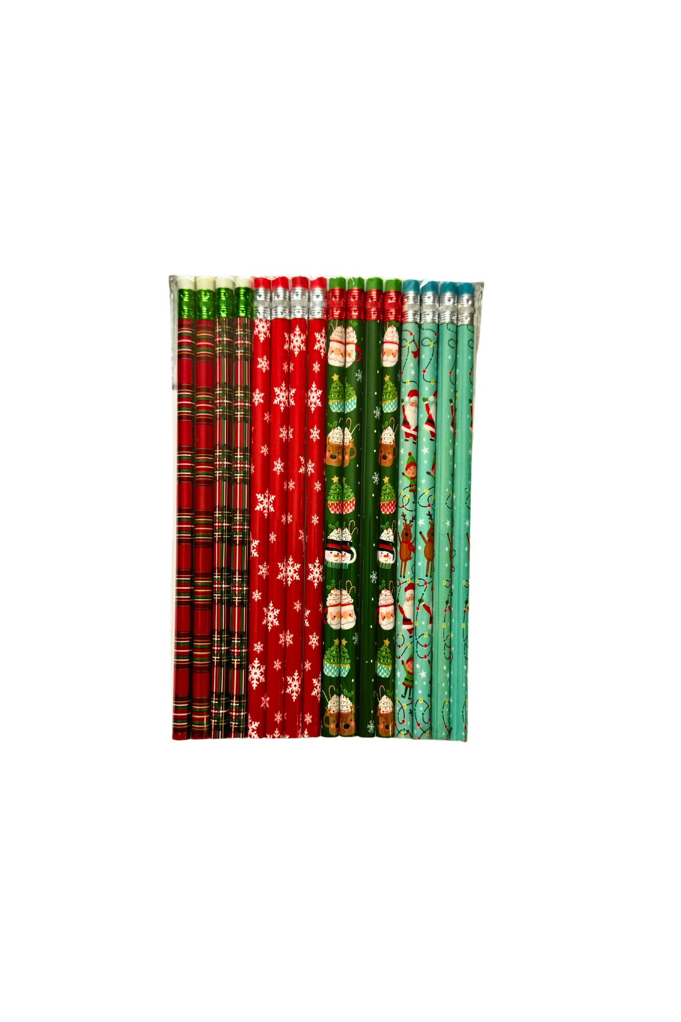 Christmas House Christmas Pencils 16 pack perfect for treat bags, basket fillers, Christmas games and much more