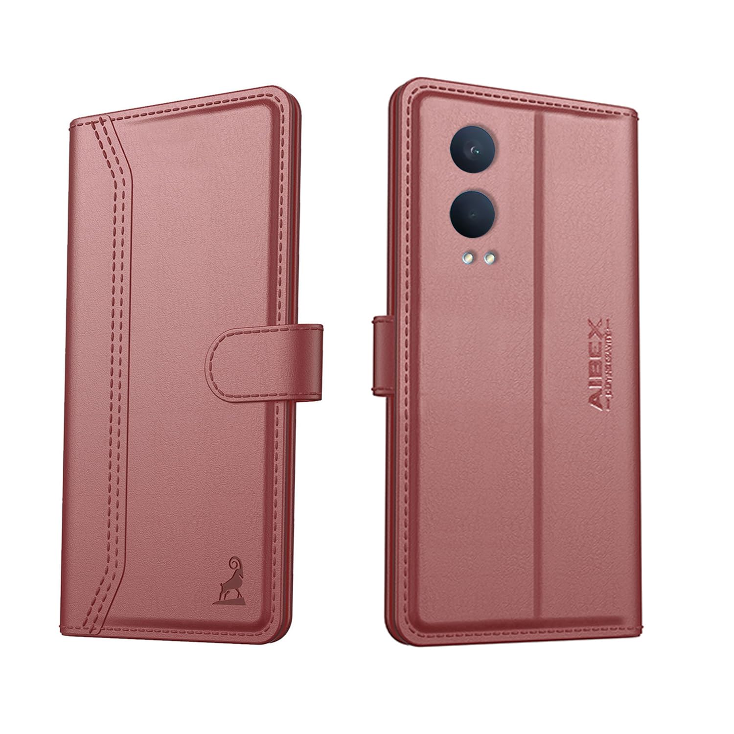AIBEX ® OnePlus Nord CE 4 Lite 5G Flip Cover Leather Finish | Inside TPU with Card Pockets | Wallet Stand | Complete Protection Flip Case Brown (B0D7W7XVR4) Amazon Price History, Amazon Price Tracker