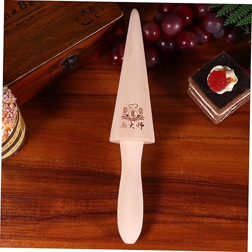 Miniatura 9 de KICHOUSE Rodillo de madera Pizzelle Roller Cono Rodillo 2pcs Molde de Cono de Madera Herramientas para Hornear Kit de Pizza Rodillo de cono de gofres