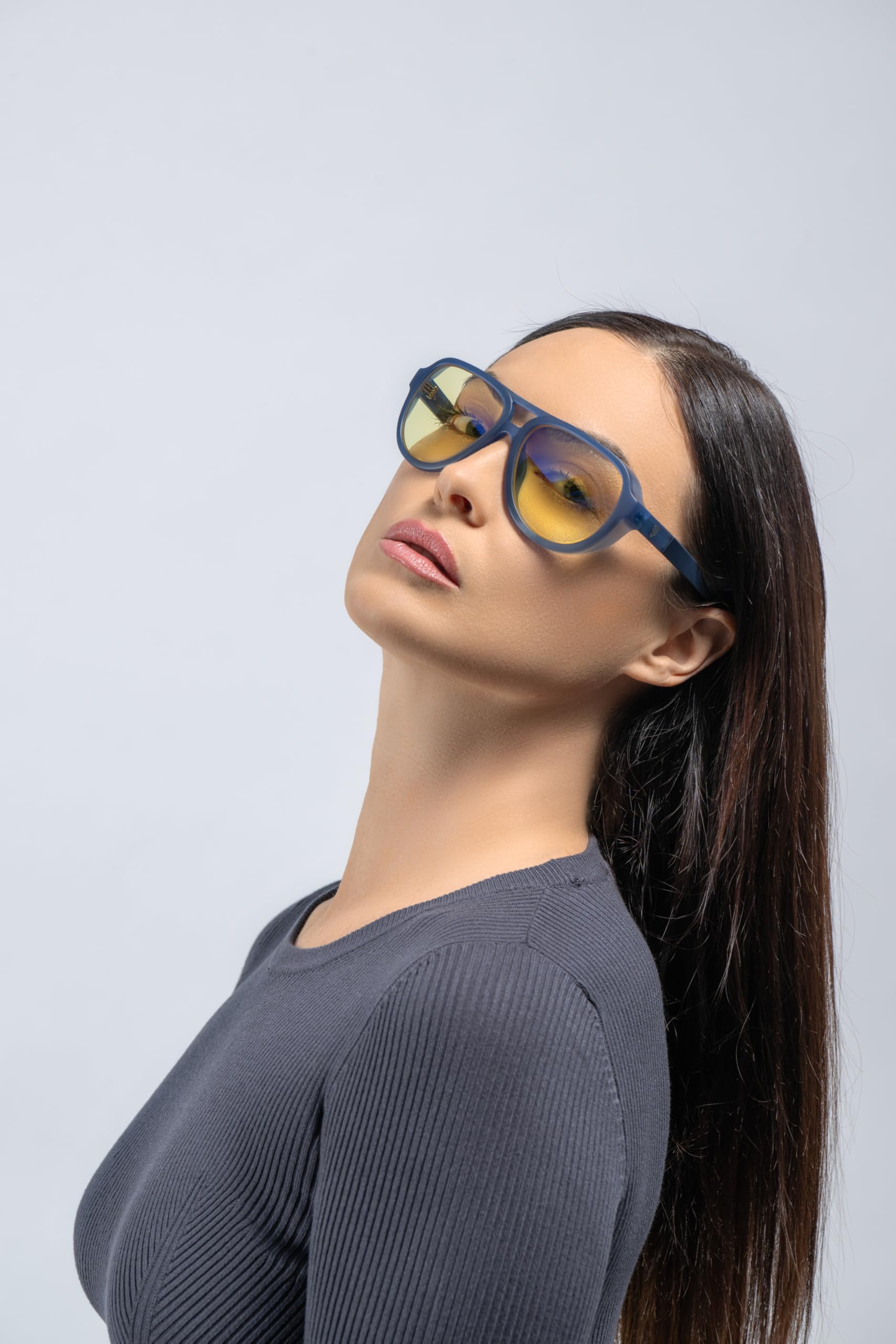 Gunnar x Alienware - Lunettes de jeu et d'ordinateur Roswell - Protection contre la lumière bleue pour soulager la fatigue oculaire et les yeux secs