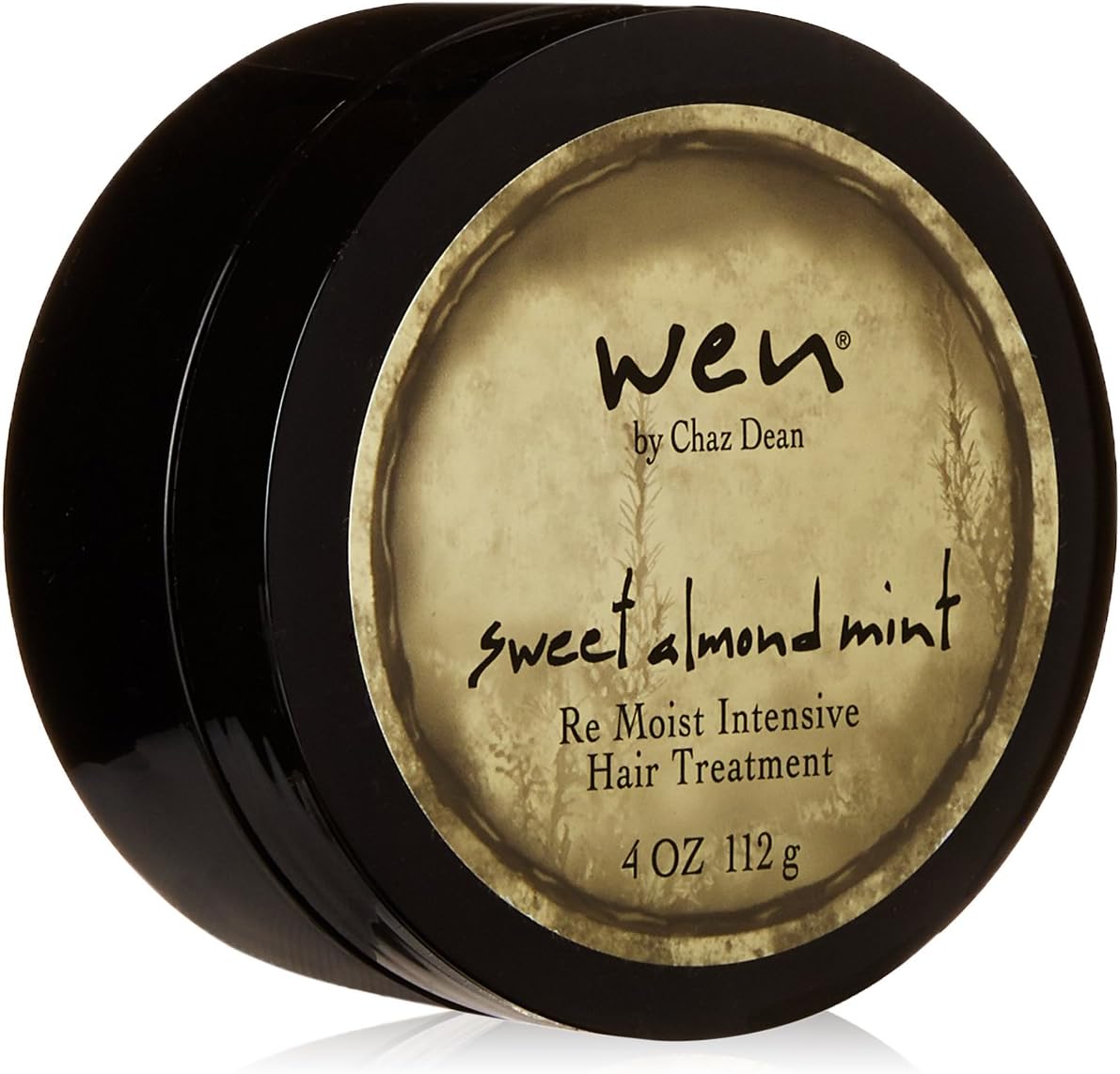 Chaz DeanWen Sweet Almond Mint Re Moist Intensive Hair Treatment For Unisex 4 Oz Treatment, black