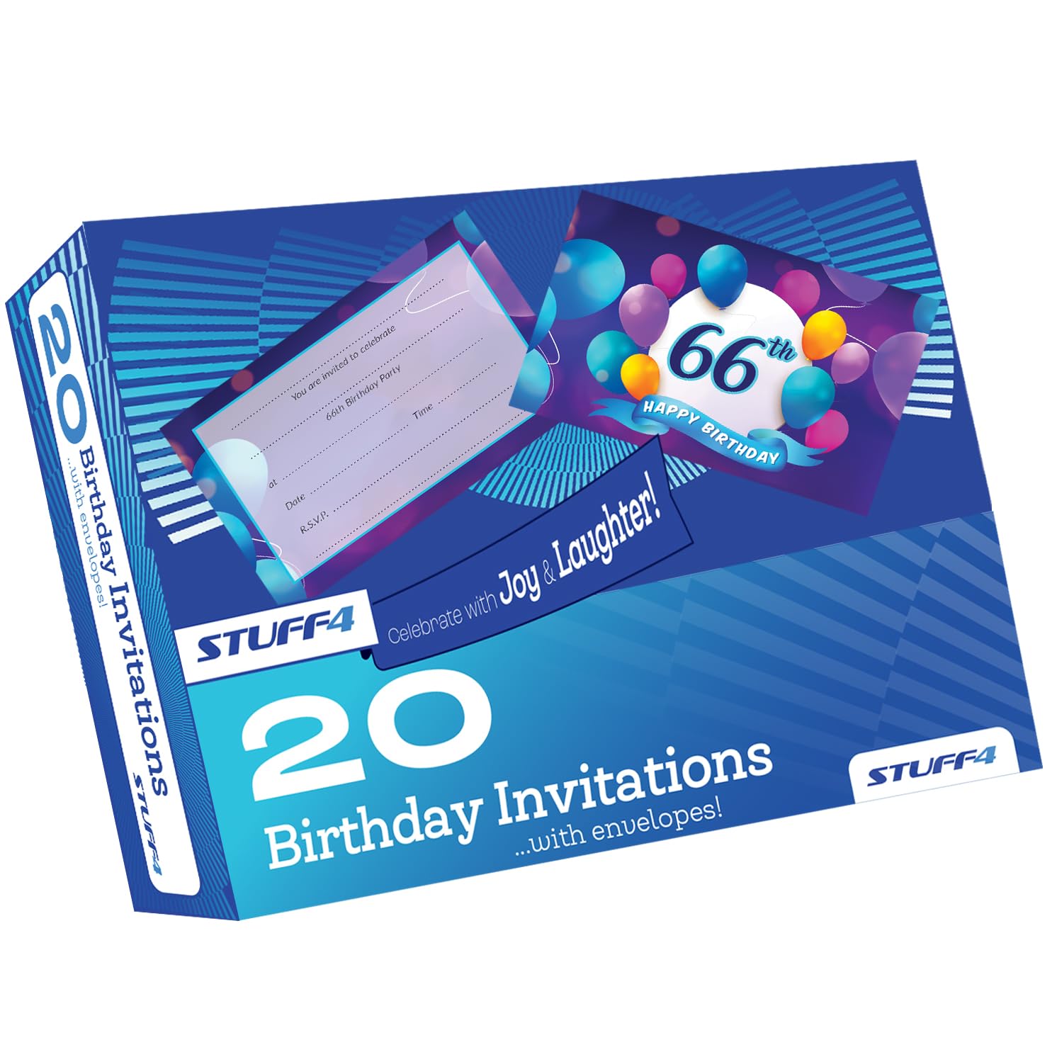 75. Geburtstag Einladungen - 20 Stück A6 Karten Mit Umschlägen