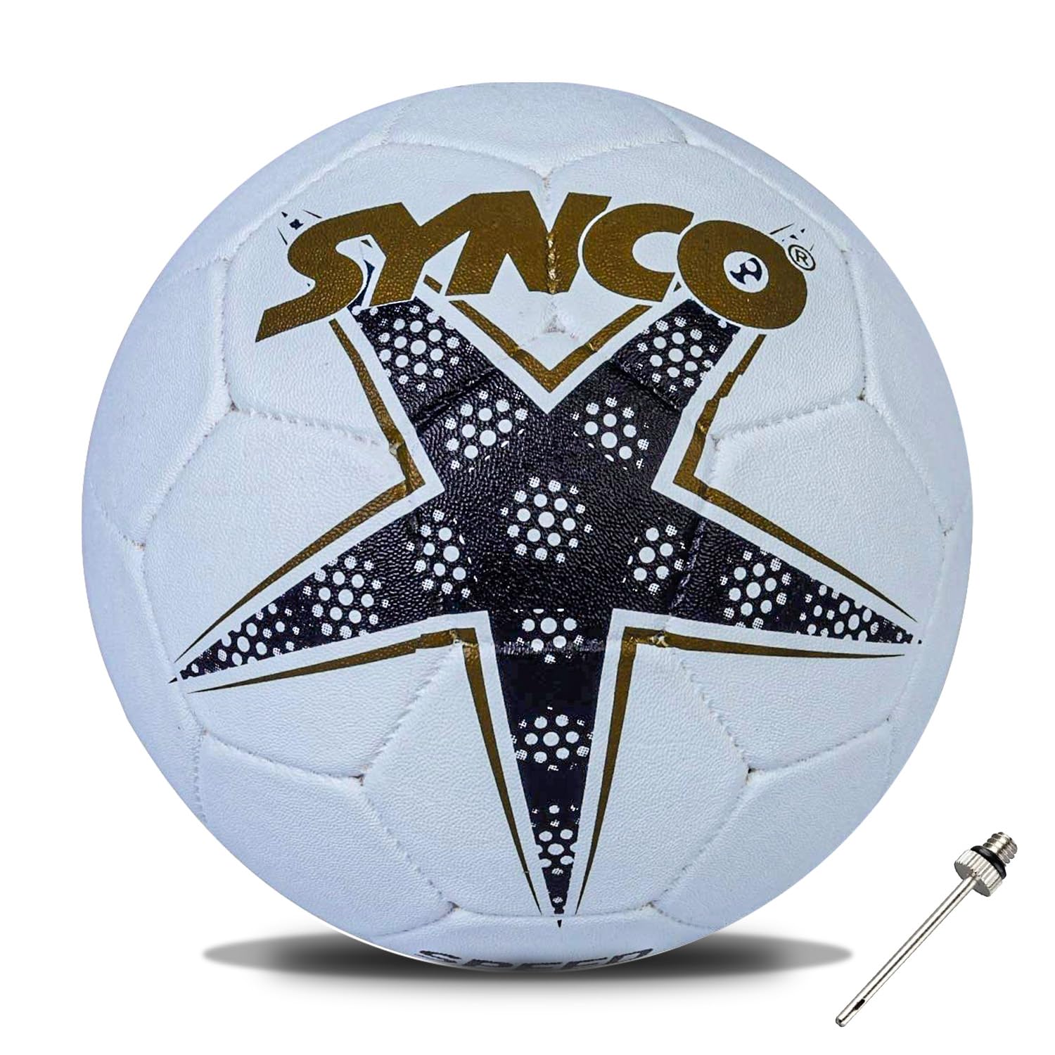 SYNCO World Cup Speed Plain Molded Football | Soccer Ball | Durable Football | Football for Training and Match - Size 5 | Color- White (B08KS41FY1) Amazon Price History, Amazon Price Tracker