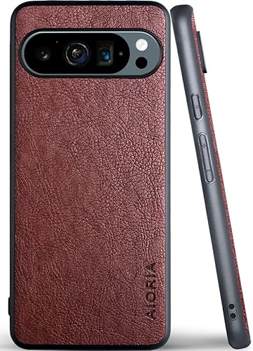 Vista 15 de Funda para Google Pixel 7a, pantalla de 6.1 "Premium PU Leather Cover Retro Business Design Funda protectora completa para Google Pixel 7a 5G (negro)