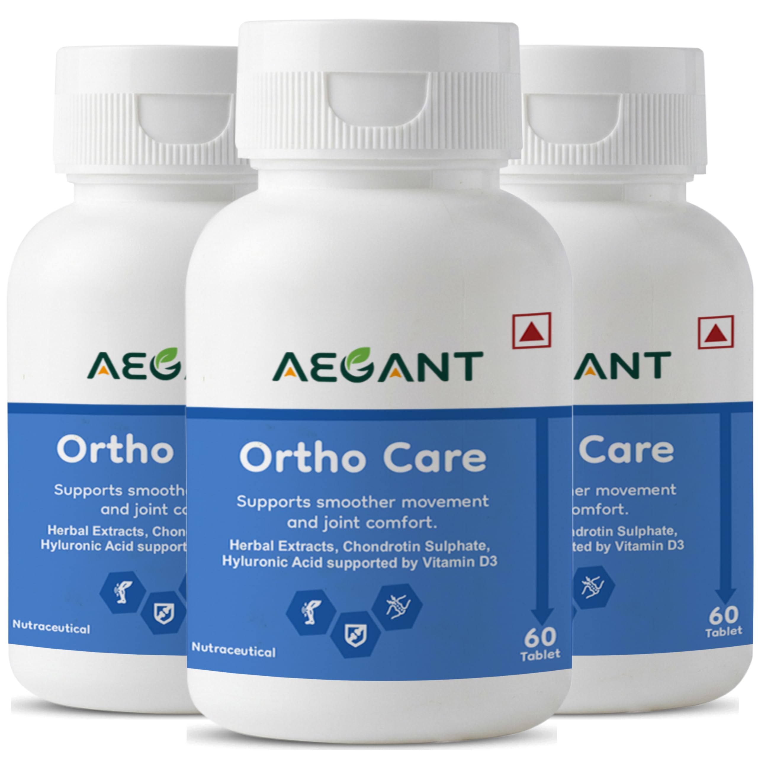 Ortho Care Joint Support Tablets with Chondroitin, Hyaluronic Acid, MSM, Boswellia & Turmeric Extract | Supports Joint Mobility, Cartilage Health & Pain Relief | 180 Tablets for Men & Women-image-18