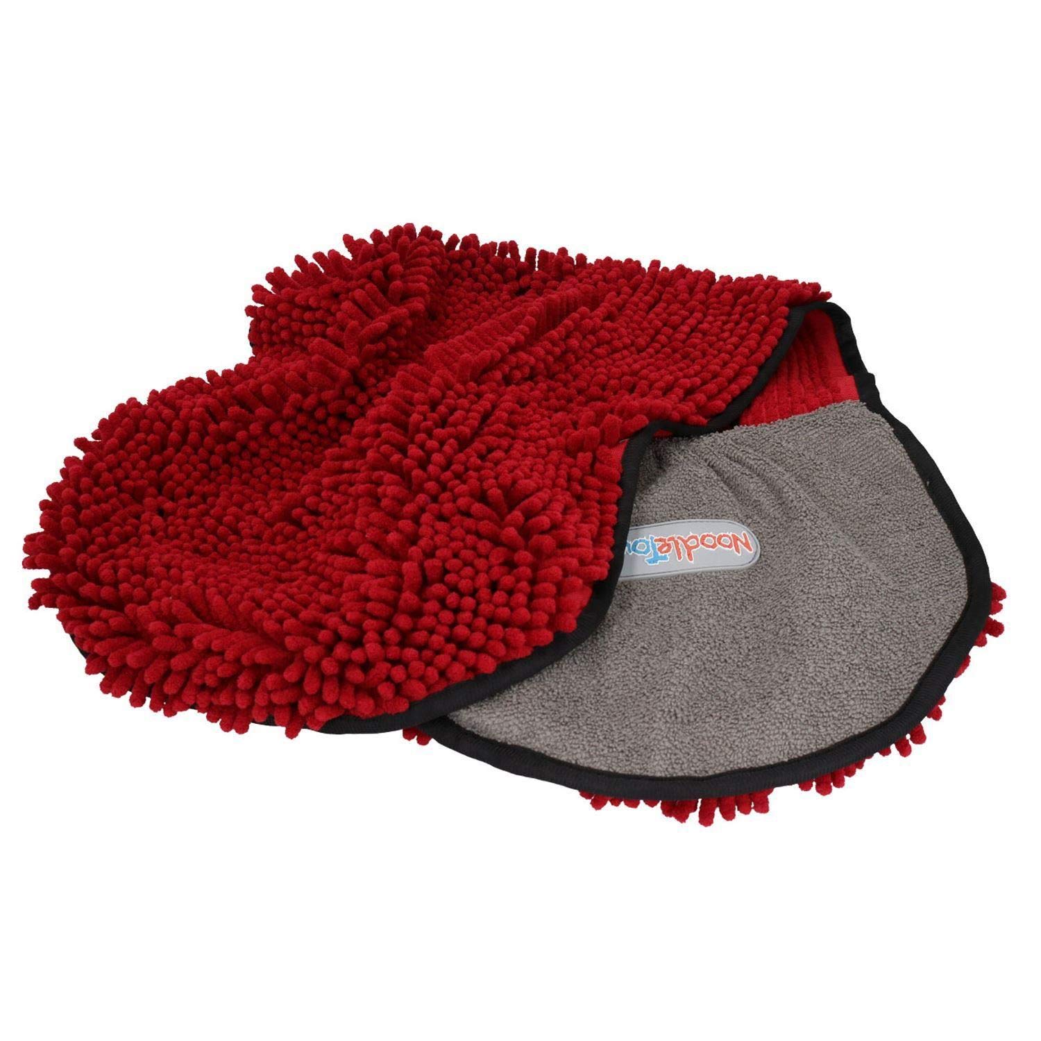 AB Tools Scruffs Lot de 3 serviettes en microfibre bordeaux super absorbantes pour chien, chat et animal domestique Séchage rapide