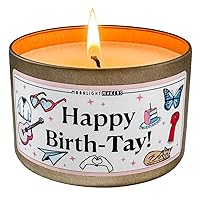 Vista 39 de Moonlight Makers Congrats Y'all Hot Apple Pie Scented Candle - Handmade Natural Soy Candle Wax, 25 Hour Burn Time, Cute Friendship and Birthday