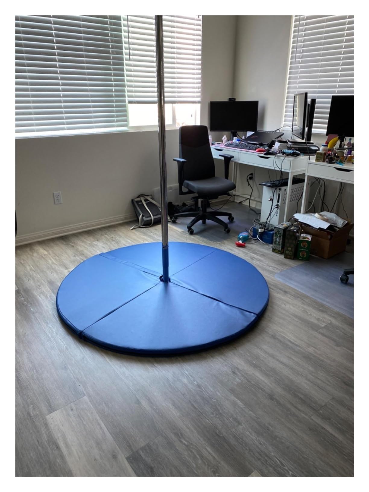 Tapete de seguridad para pole dance plegable y grande con grosor de 5 y 10 cm