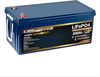 ExpertPower 12V 200Ah PRO Lithium LiFePO4 Deep Cycle Rechargeable Battery | Bluetooth & Self Heating | 7000 Life Cycles & 10-Year Lifespan | Perfect for RV, Solar, Marine, Overland, Off-Grid